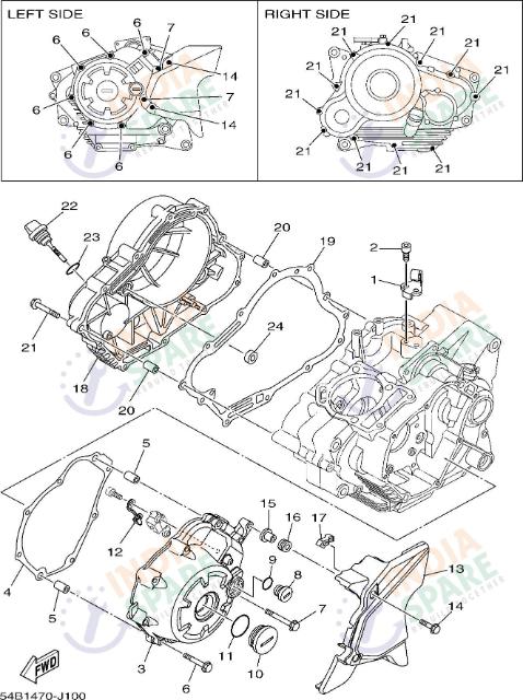 CRANKCASE COVER 1